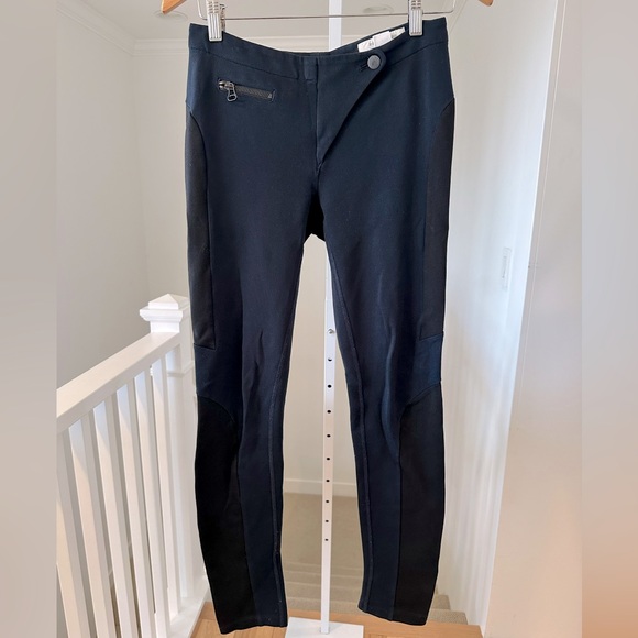 Rag & Bone Sz 26 Navy with Black Inset jodhpurs Pants / Leggings - Picture 1 of 4